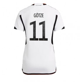 Tyskland Mario Gotze #11 Hemmakläder Dam VM 2022 Kortärmad